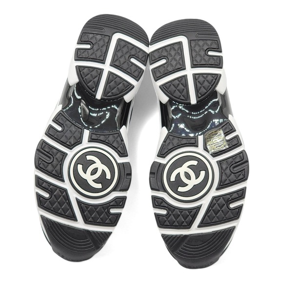 Chanel CC Hi-Top Sock Sneakers 39 (9 US) $1525 NWB - Picture 6 of 9